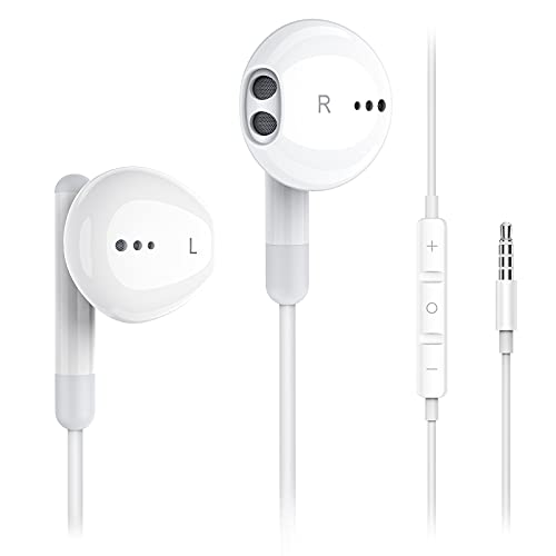 Wired Earbuds With Microphone, Kimwood Wired Earphones In-Ear Headp...