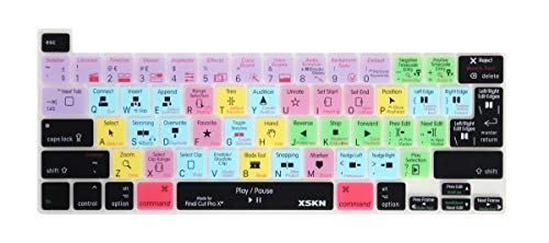 Xskn Final Cut Pro X Silicone Shortcut Keyboard Cover Skin For 2019...