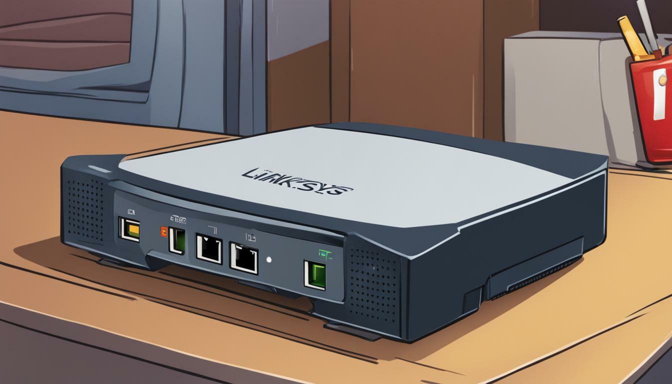 white blinking light on wifi router